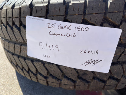 20" GMC Sierra Yukon DENALI OEM wheels rims 5419 BRIDGESTONE DUELER A/T NEW