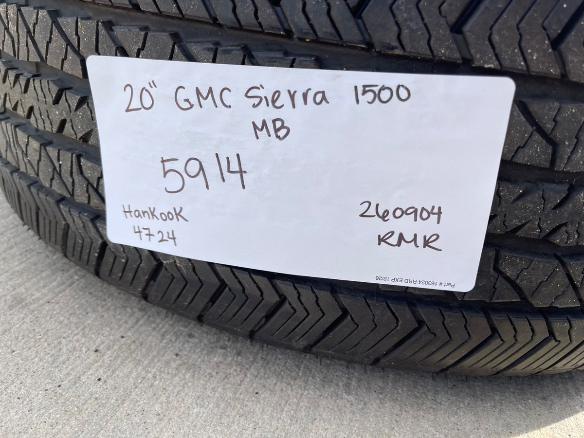 20" GMC Sierra Yukon AT4X Silverado OEM 5914 wheels rims A/T SET 2026 2027 NEW