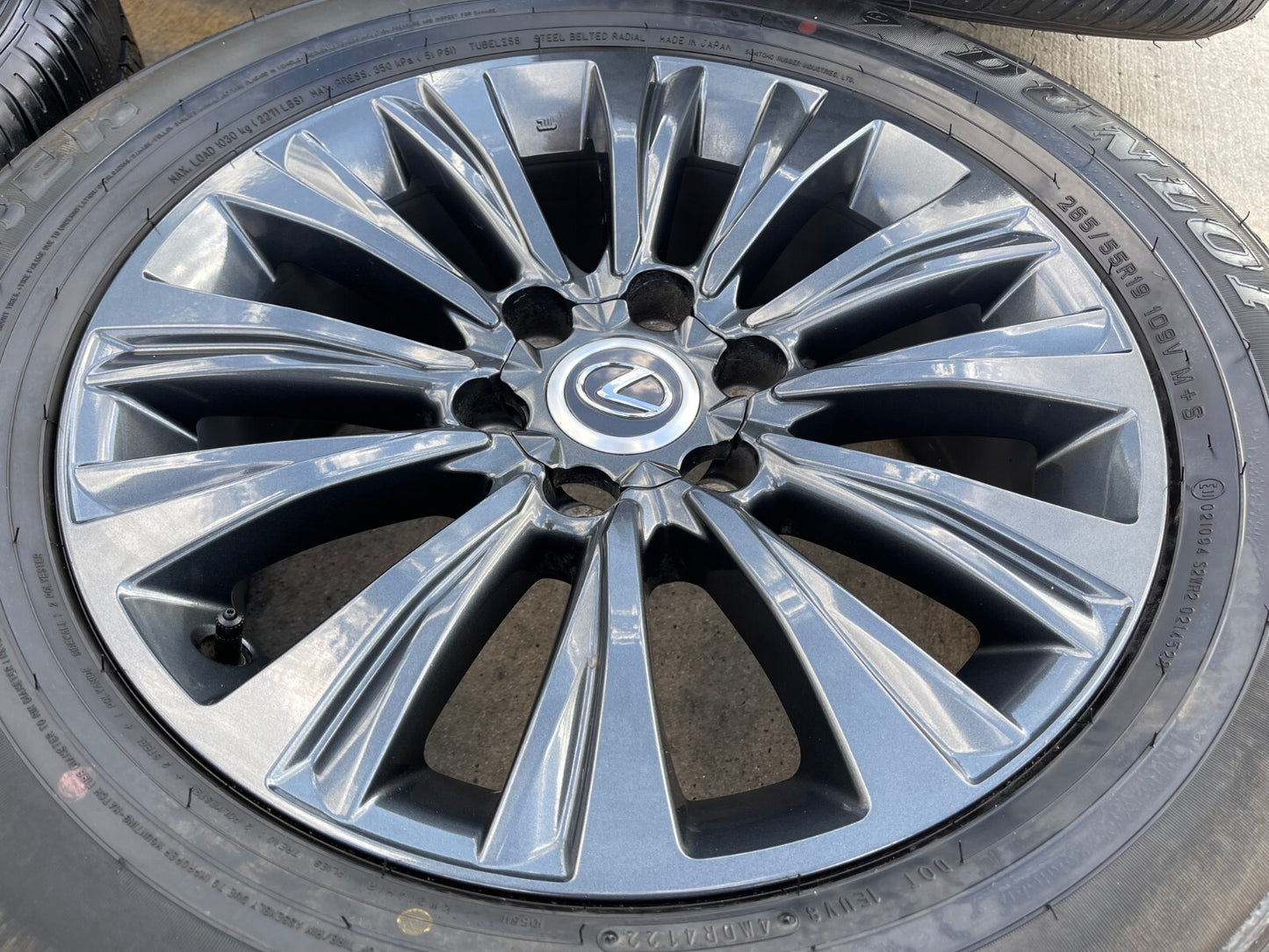 19" Lexus GX460 GX470 Tacoma 4Runner OEM 74388 wheels rims 2022 2023 2024 NEW
