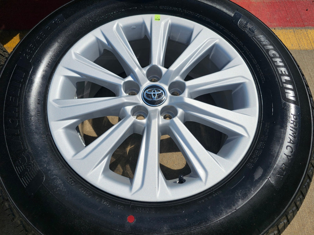 18" Toyota Grand Highlander OEM 10525 wheels rims Lexus TX350 SET MICHELIN NEW