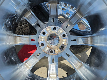 22" GMC Yukon Sierra DENALI OEM 5409 wheels rims tires SET CHROME