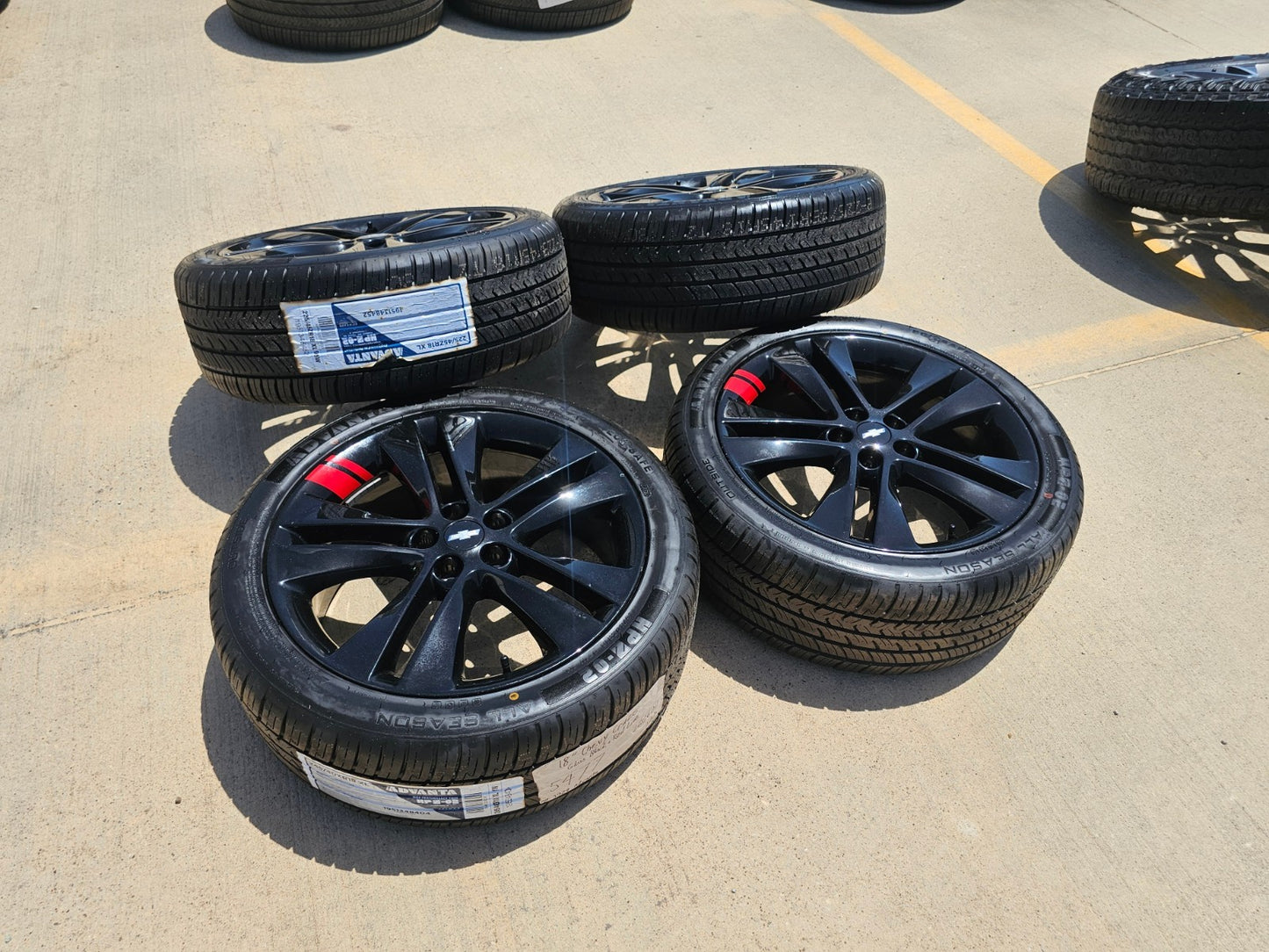 18" Chevy Cruze Trax Sonic REDLINE OEM wheels rims 5477 5828 5x105 tires SET