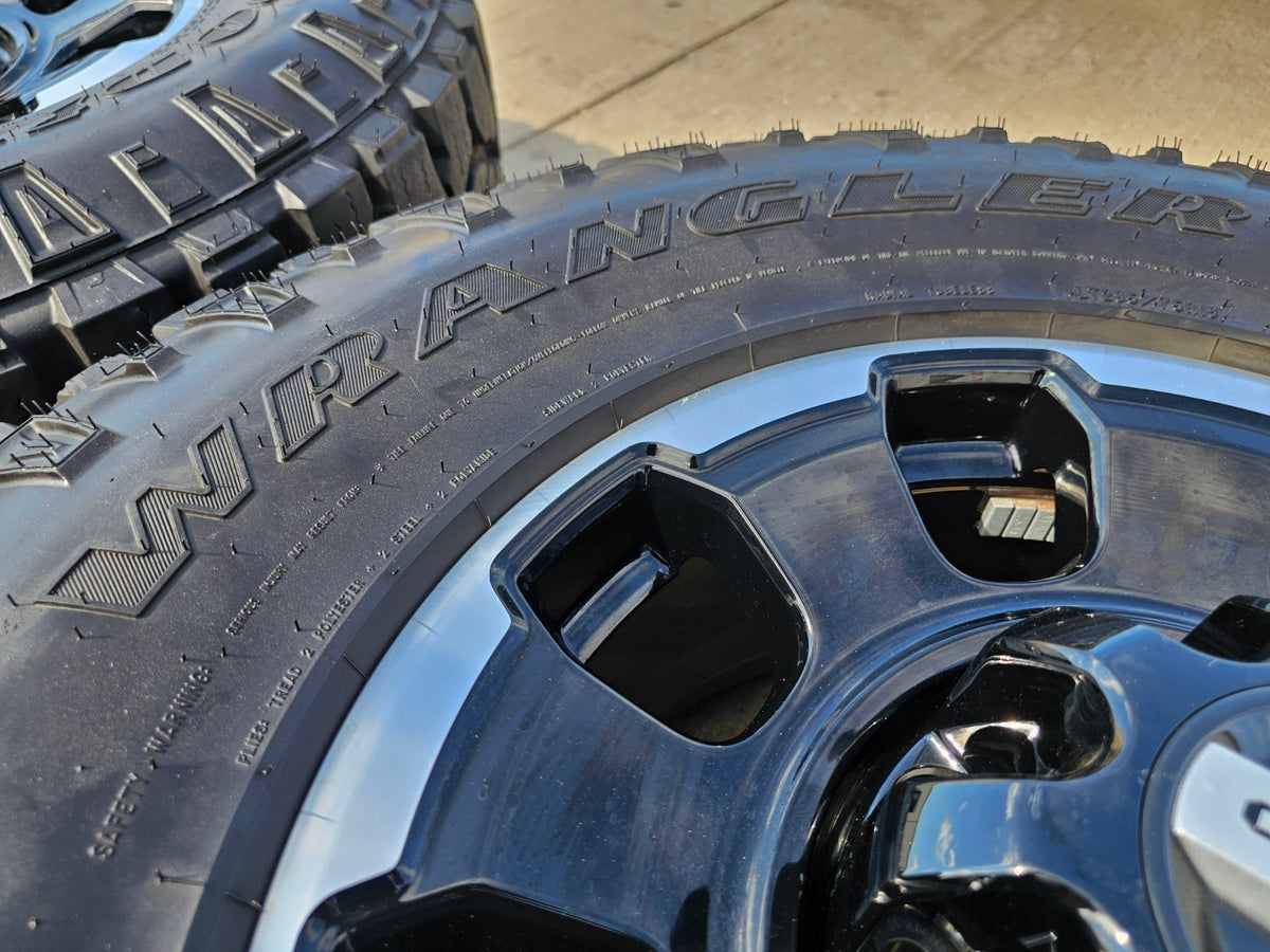 18" Ford F-250 F-350 OEM TREMOR rims wheels 10482 tires SET GOODYEAR DURATRAC AT