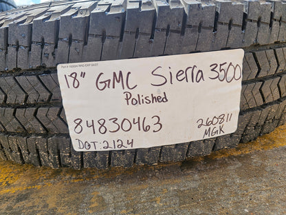 18" GMC Sierra Chevy Silverado 3500 Dually rims wheels OEM 14127 14129 SET