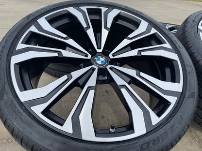 23" BMW X7M X5 X6 X7 OEM Series wheels rims 86675 tires 2022 2023 2024 2025 2026