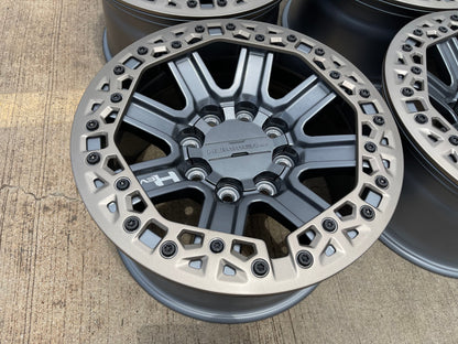 18" Hummer Grazen beadlock EV HEV 2500 OEM wheels rims 2023 2024 2025 2026 NEW