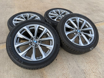 19" BMW X1 X2 X3 X4 OEM 86351 Series wheels rims tires MICHELIN DEFENDER 2
