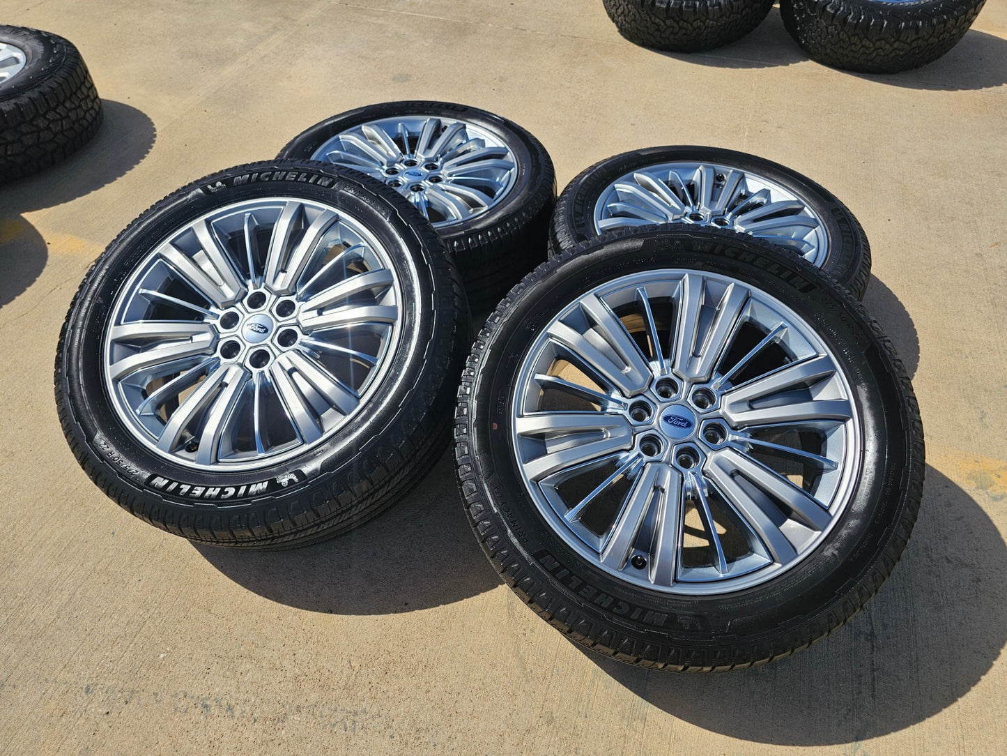 22" Ford F-150 LIMITED OEM rims wheels 10622 SET Expedition 2025 2026 MICHELIN