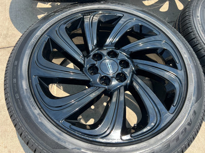 22" Lincoln Navigator OEM rims wheels Black Label tires 10497 2023 2024 2025 NEW