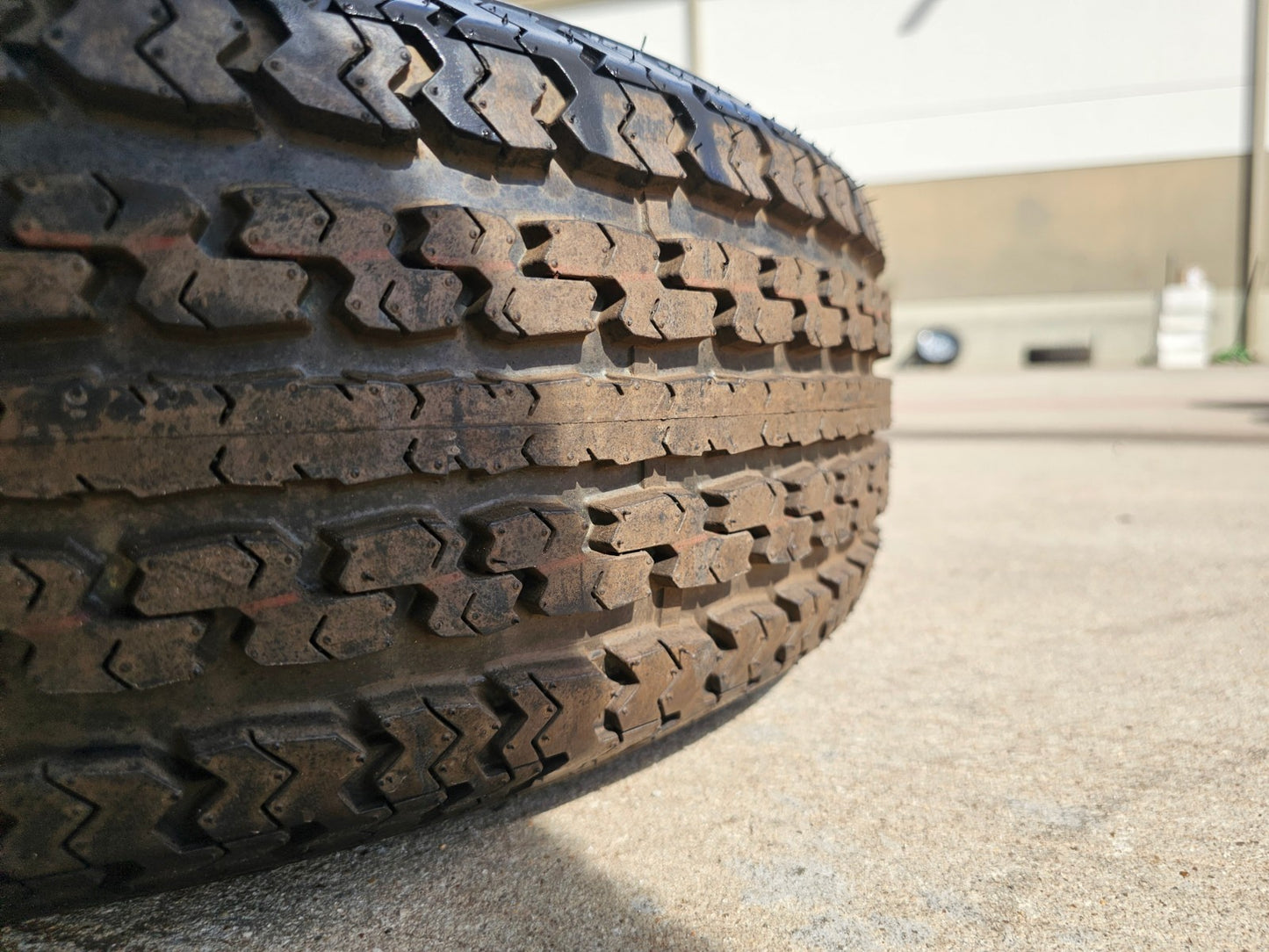 (1) 15x5 Dexstar Steel Trailer wheel rim tire 5x4.5 5x114.3