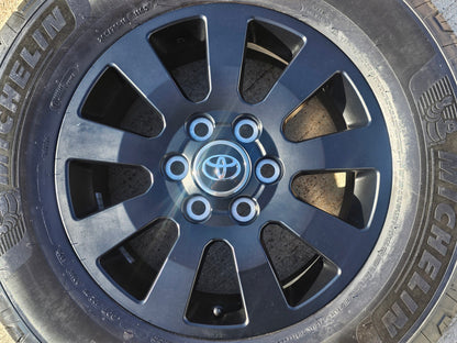 18" Toyota Land Cruiser OEM TRD black wheel rim 95952 Tundra Sequoia