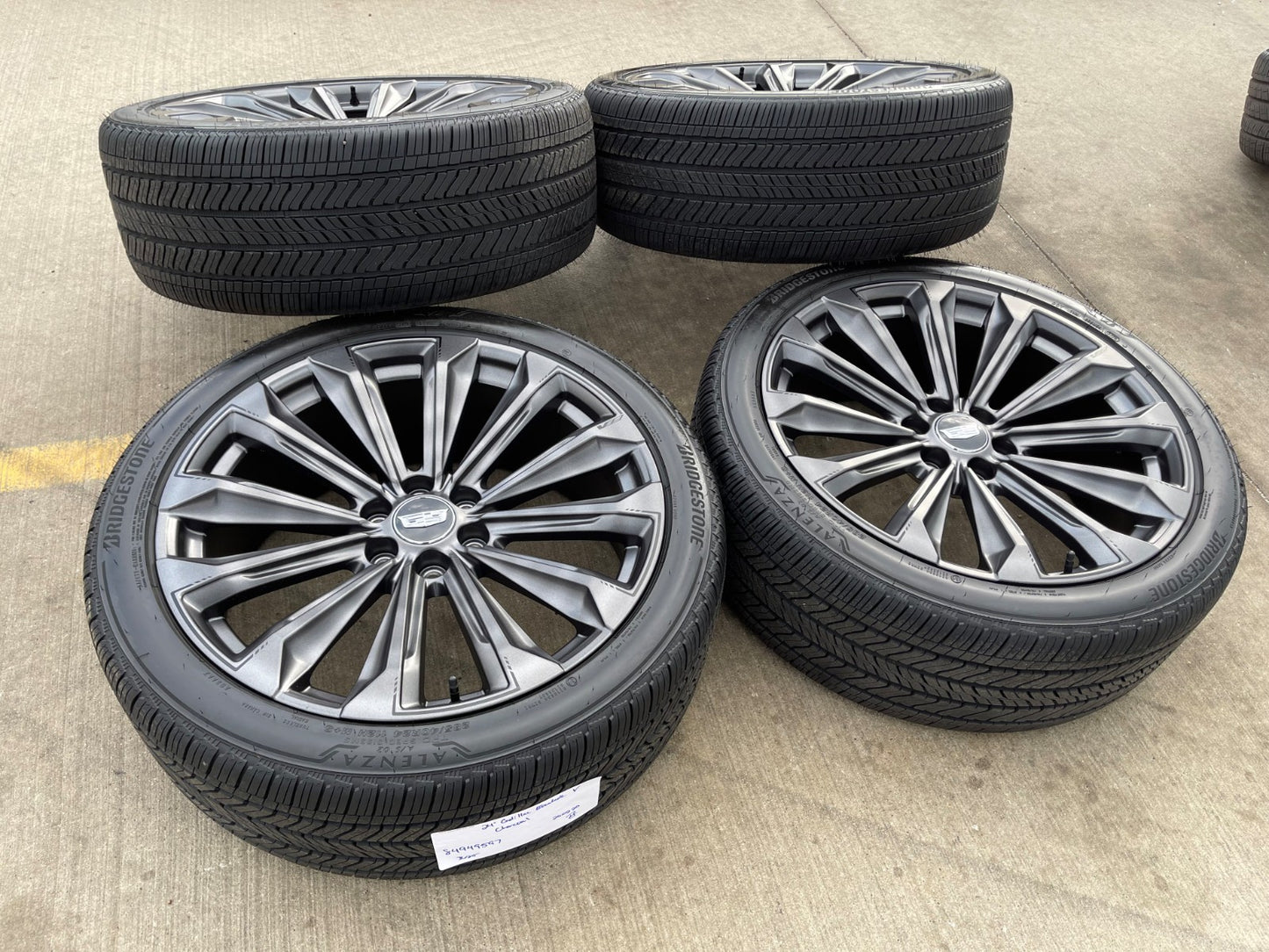 24" Cadillac Escalade V OEM wheels rims tires 2022 2023 2024 2025 2026