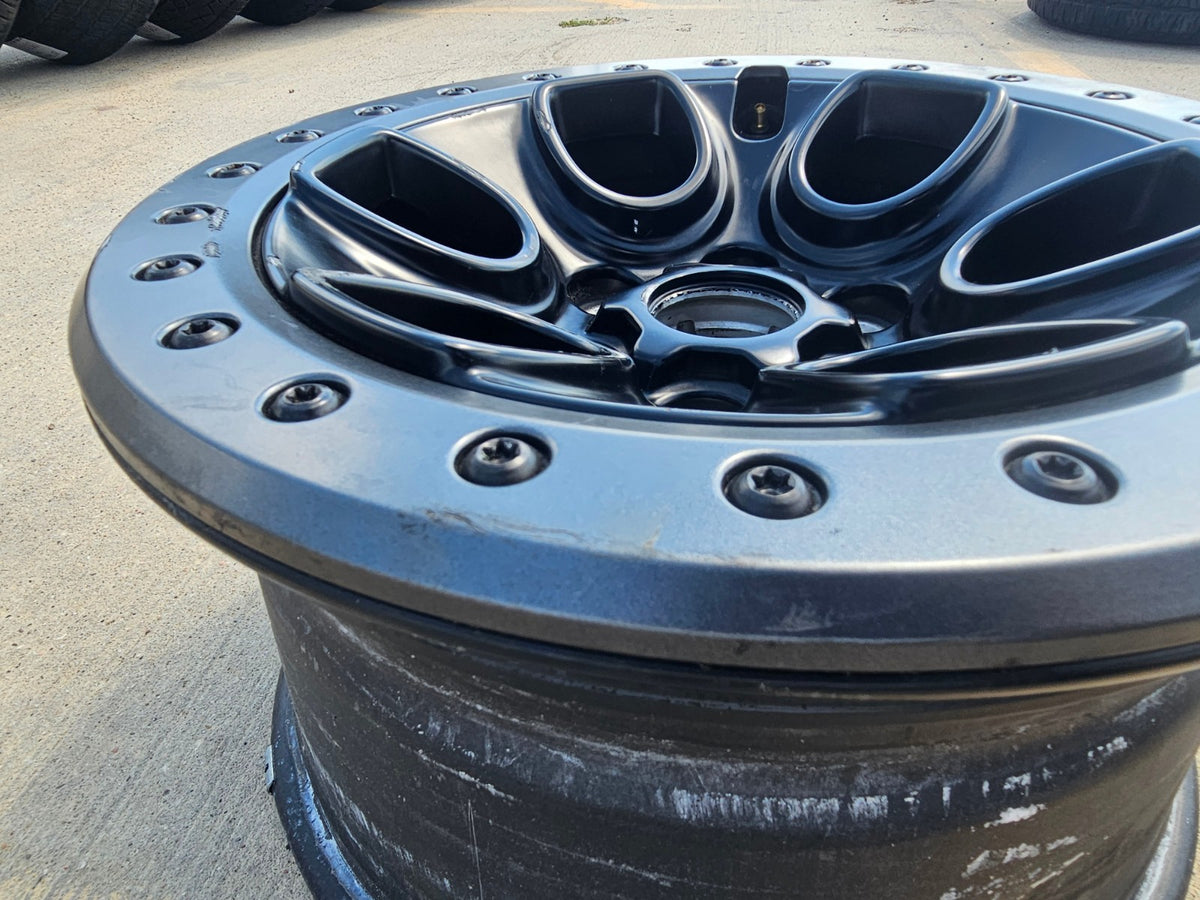 (1) 17" Ford F-150 Raptor OEM BEADLOCK rim wheel 10459 95210 single DISCOUTNED