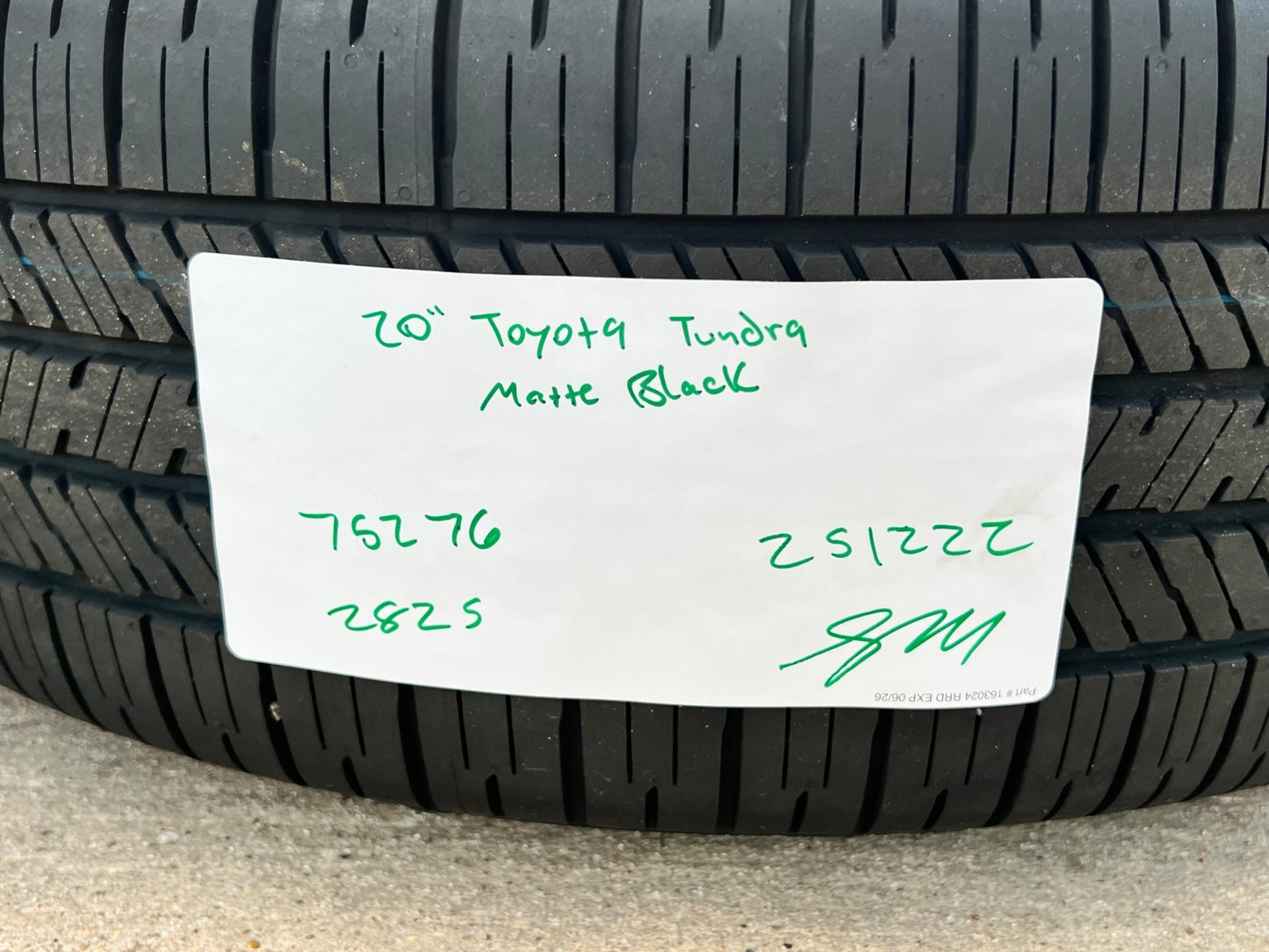 20" Toyota Tundra TRD OEM wheels rims TSS 75276 95295 Sequoia 2024 2025 2026 NEW