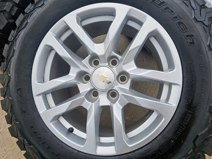 18" Chevy Silverado Suburban Tahoe OEM 5912 wheels rims Yukon Sierra BFG NEW