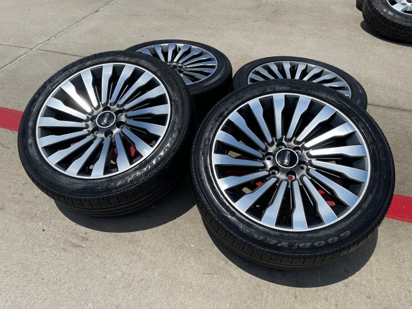 22" Lincoln Navigator OEM 10178 rims wheels BLACK LABEL SET DISCOUNTED