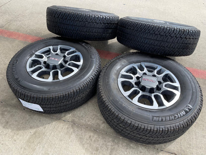 18" GMC Sierra AT4X Chevy Silverado 2500 3500 OEM 5949 wheels rims MICHELIN NEW