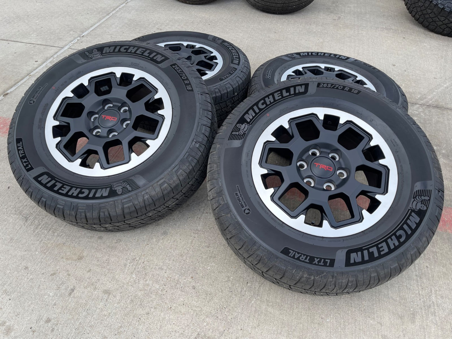 18" Toyota Tacoma 4Runner TRD OEM 94199 wheels rims 2024 2025 2026 MICHELIN NEW