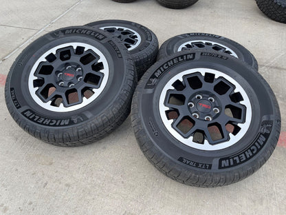 18" Toyota Tacoma 4Runner TRD OEM 94199 wheels rims 2024 2025 2026 MICHELIN NEW