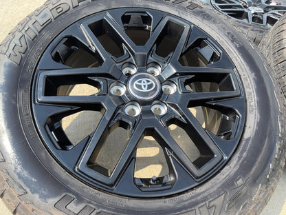 20" Toyota Tundra TRD wheels rims OEM SET TSS # 75276 95295 Sequoia FALKEN A/T3