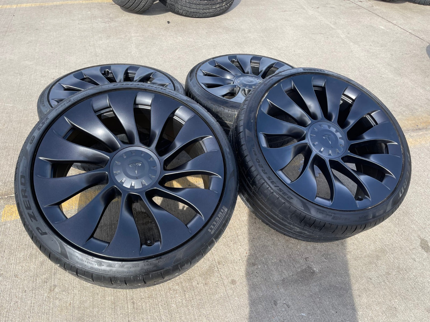 20" Tesla Model 3 OEM Uberturbine wheels rims tires 2021 2022 2023 2024 2025