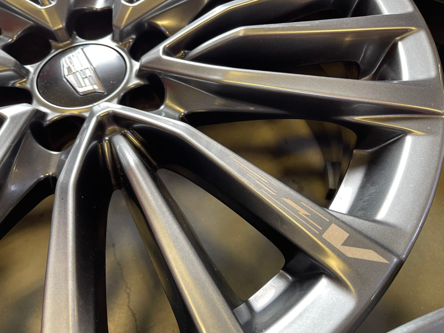 22" Cadillac Escalade V Platinum OEM 4883 wheels rims 2023 2024 2025 2026