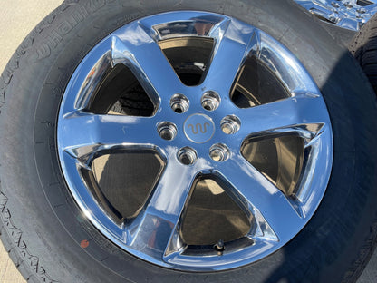 20" Ford F-150 OEM rims wheels CHROME 10347 Expedition SET HANKOOK A/T2 NEW