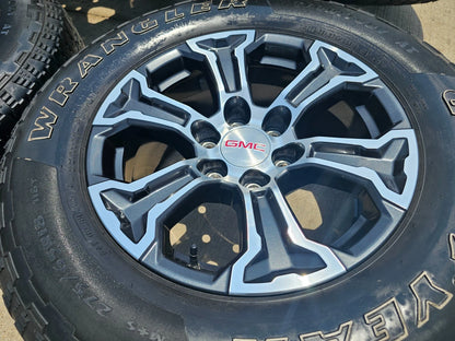 18" GMC Sierra AT4 Chevy Silverado OEM 5910 wheels rims 2022 2023 2024 2025