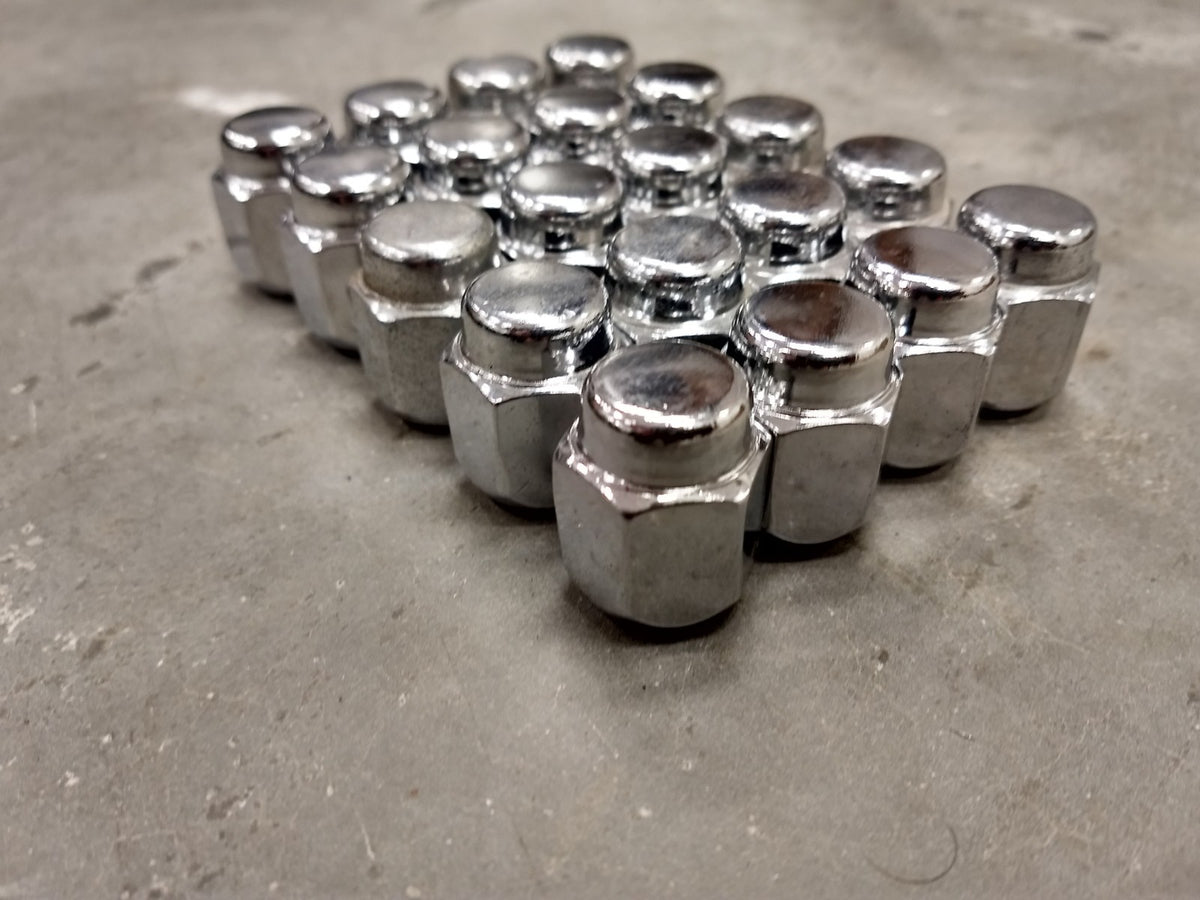 (20) OEM Toyota Tundra lug nuts polished 14x1.5 steel LX570 Sequoia Land Cruiser