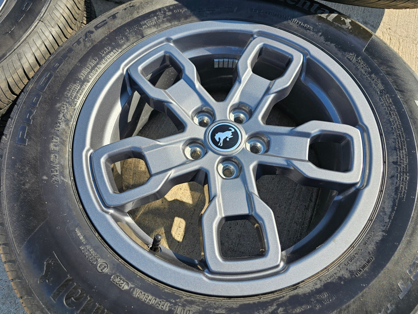 17" Ford Bronco Sport Maverick rims wheels 95019 10325 OEM 2023 2024 2025 NEW
