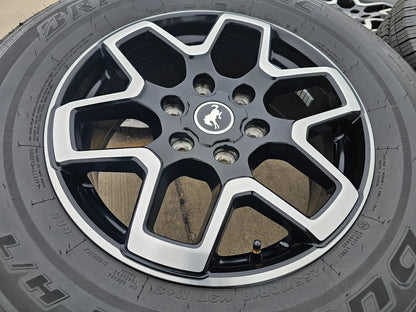 18" Ford Ranger Bronco wheels rims 10389 95213 black 2022 2023 2024 2025 NEW