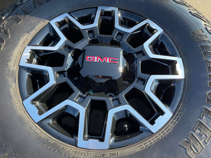 18" GMC Sierra AT4X Chevy Trail Boss 2500 OEM 14136 wheels rims GOODYEAR 35"