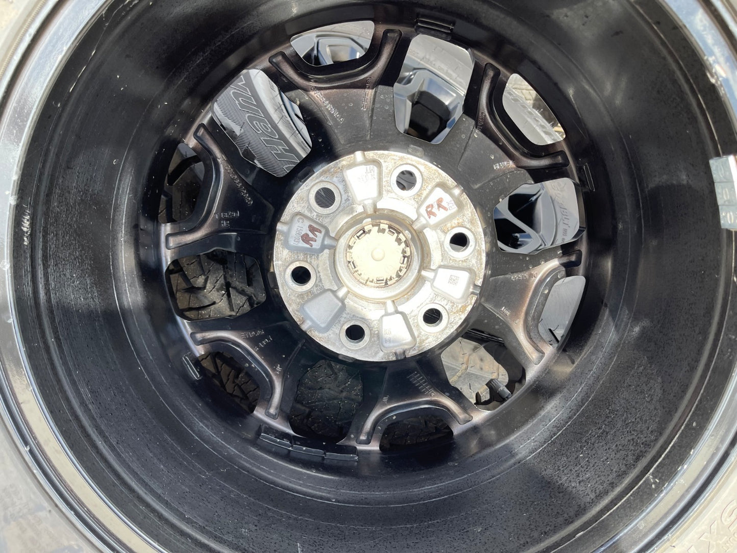 18" Dodge Ram 1500 TRX RHO Black OEM 66002 wheels rims SET HANKOOK A/T2 35"