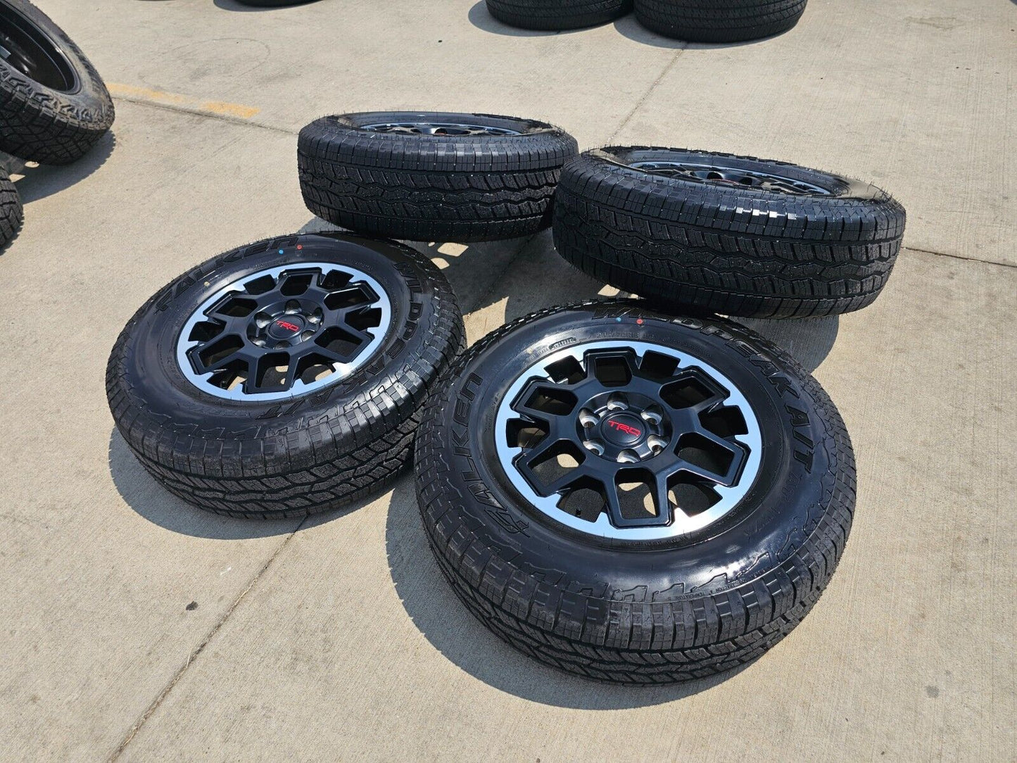 18" Toyota Tacoma 4Runner TRD OEM 94199 wheels rims tires Falken A/T NEW