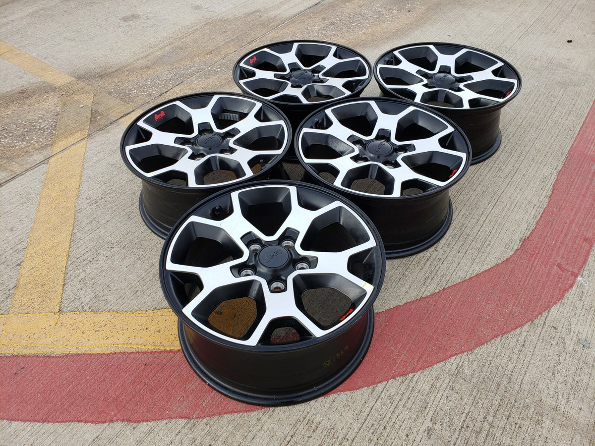 (5) 17" Jeep Wrangler Gladiator Rubicon OEM 9218 wheels rims SET