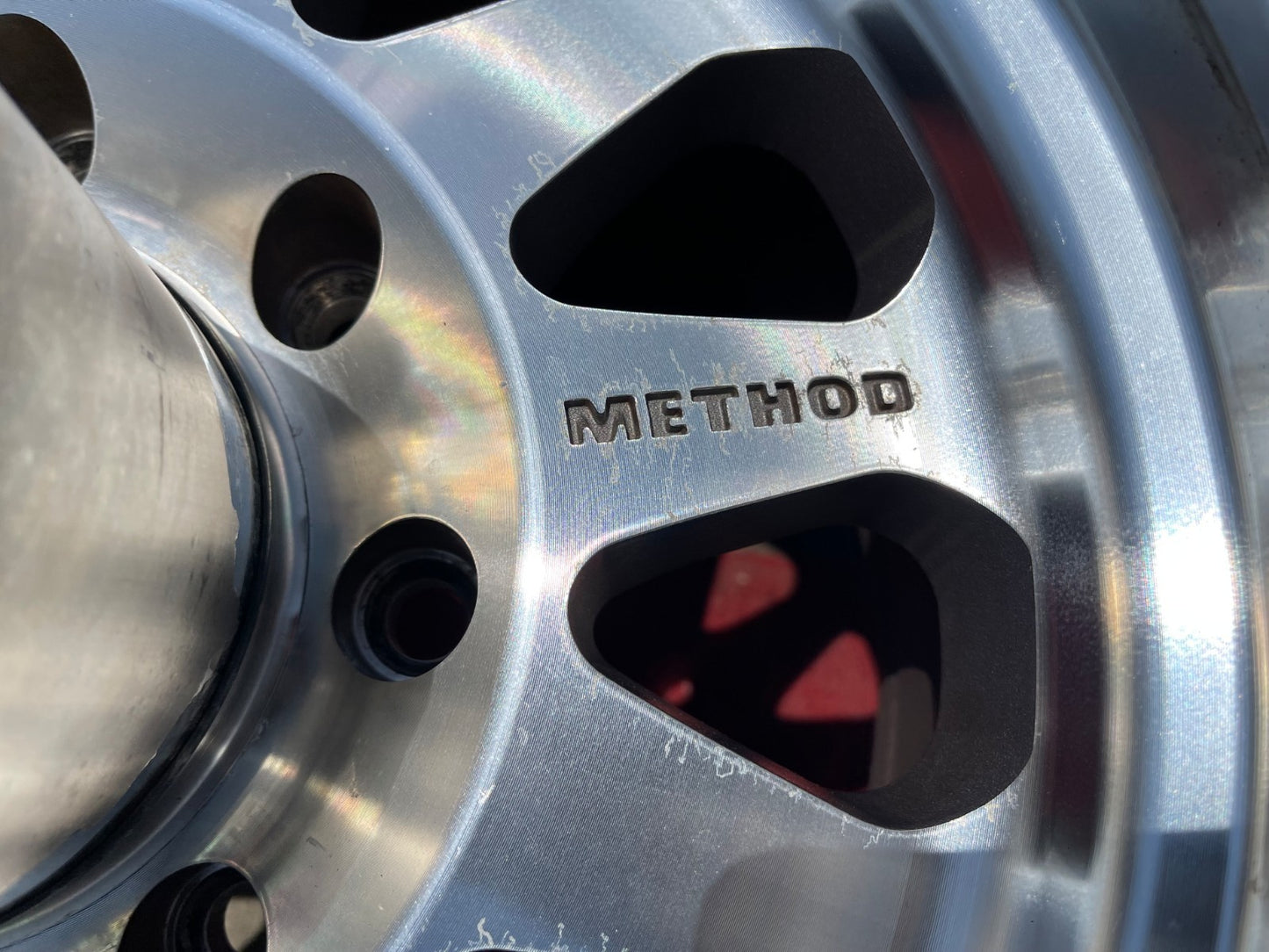 17" 17x8.5 Method 304 MR304 Ford F-250 F-350 rims wheels MICHELIN 8x170 SET