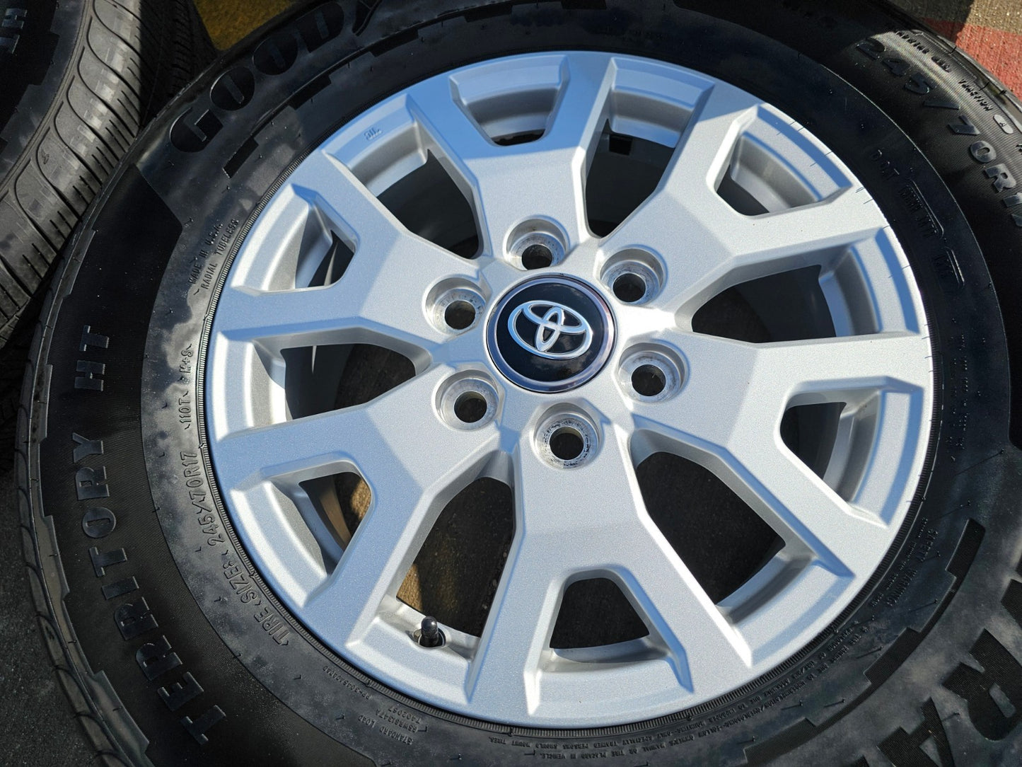17" Toyota Tacoma 4Runner TRD OEM 94254 10637 wheels rims 2025 2026 GOODYEAR