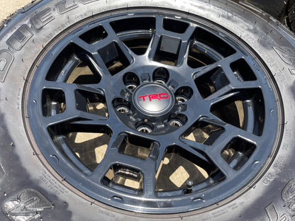17" Toyota 4Runner Tacoma OEM wheels rims black 170302 TRD FJ BRIDGESTONE NEW