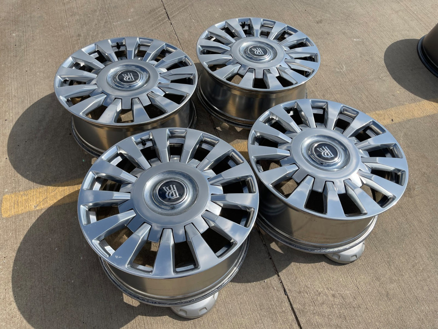 22" Rolls Royce Phantom OEM wheels rims FORGED 5x120 Wraith Ghost Dawn SET