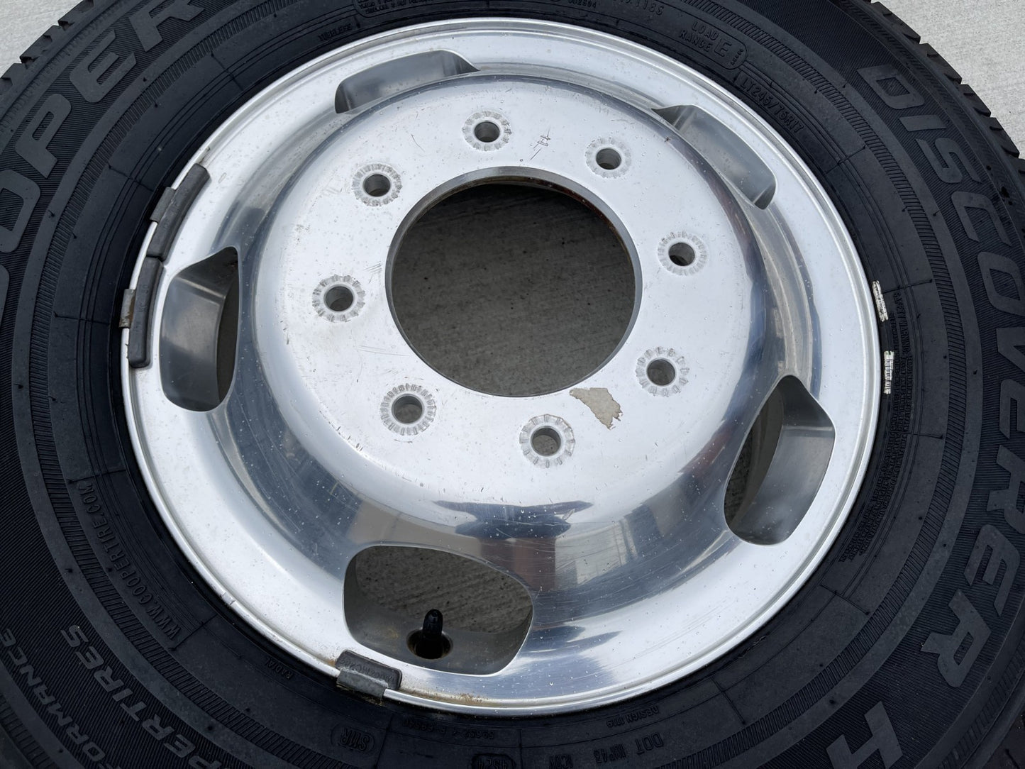 17" Ford F-350 Dually OEM 10477 FRONT rim wheel tire spare single COOPER