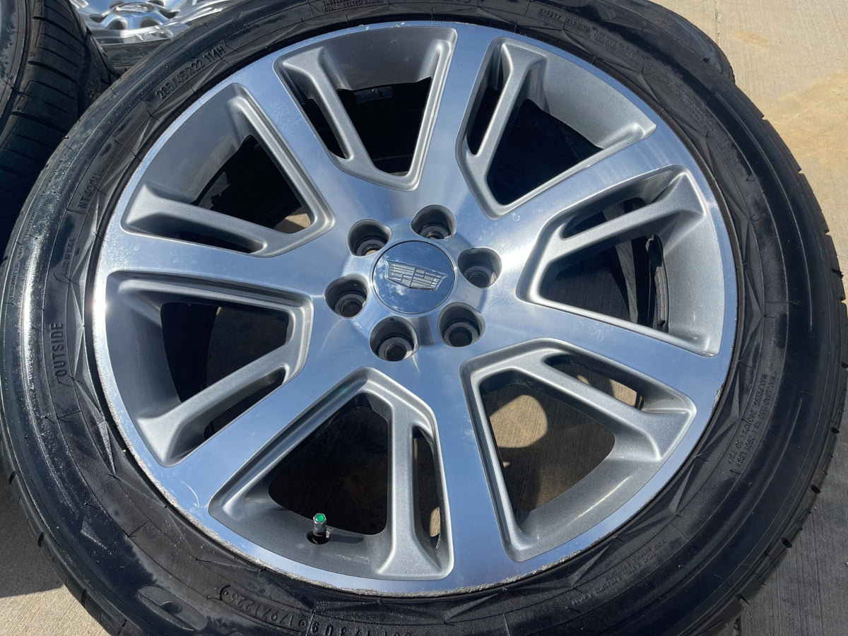 22" Cadillac Escalade Platinum OEM 4738 wheels rims tires NITRO SET