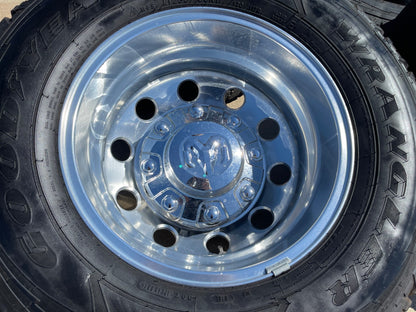 17" Dodge Ram 3500 Dually OEM 2701 2702 Laramie 8x200 wheels rims GOODYEAR
