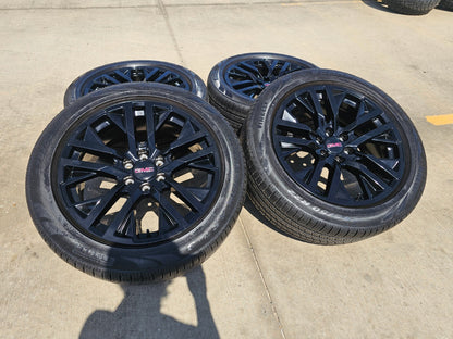 22" GMC Yukon Sierra OEM Chevy Silverado Tahoe 5903 wheels rims PIRELLI