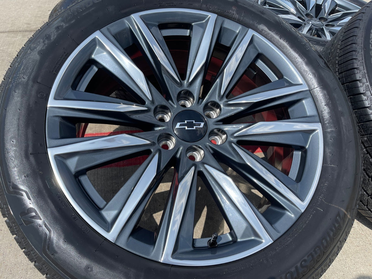22" Cadillac Escalade OEM wheels rims 95028 4869 GMC Sierra SET 1999-2027 NEW