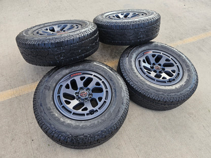 17" Nissan Frontier X-PRO OEM Desert Runner wheels rims tires DUELER A/T