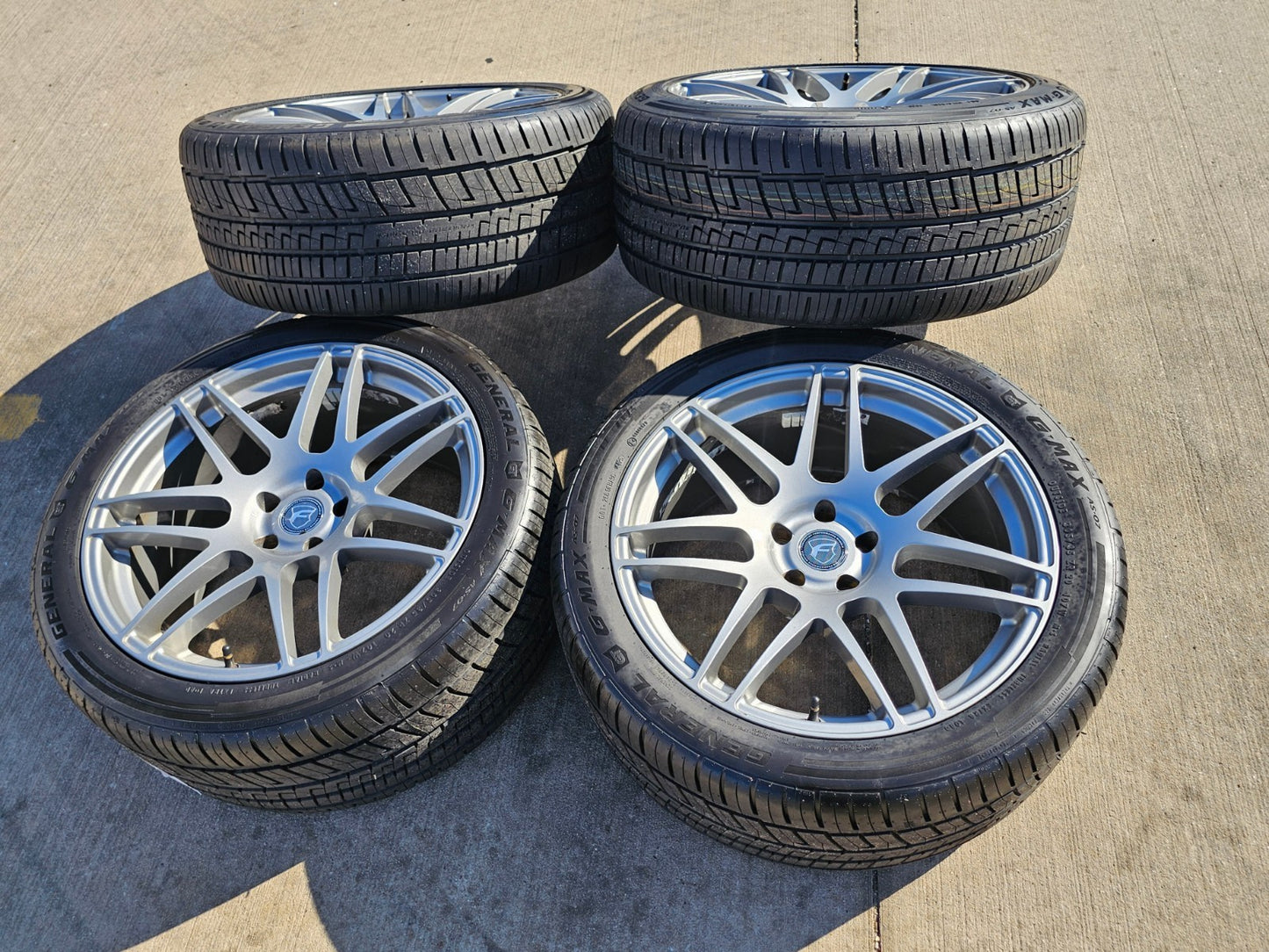 20" 20x9.5 20x10.5 Forgestar Performance F14 Dodge Charger Challenger wheel rims