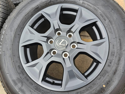 18" Lexus GX550 OEM 10544 wheels rims Land Cruiser Tundra Sequoia NEW MICHELIN