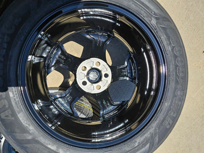 20" Range Land Rover OEM 72310 black wheels rims tires NEW