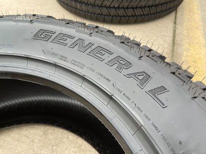 (1) 33x12.5x20 General Grabber A/TX tire 35x12.50R20 114S LT 10 PLY LRE M+S NEW