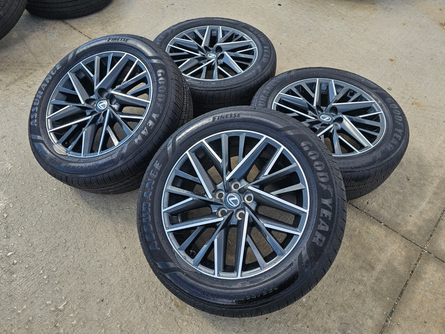 20" Lexus TX350 OEM 10574 wheels rims LS500H LS500 LC500 Grand Highlander NEW